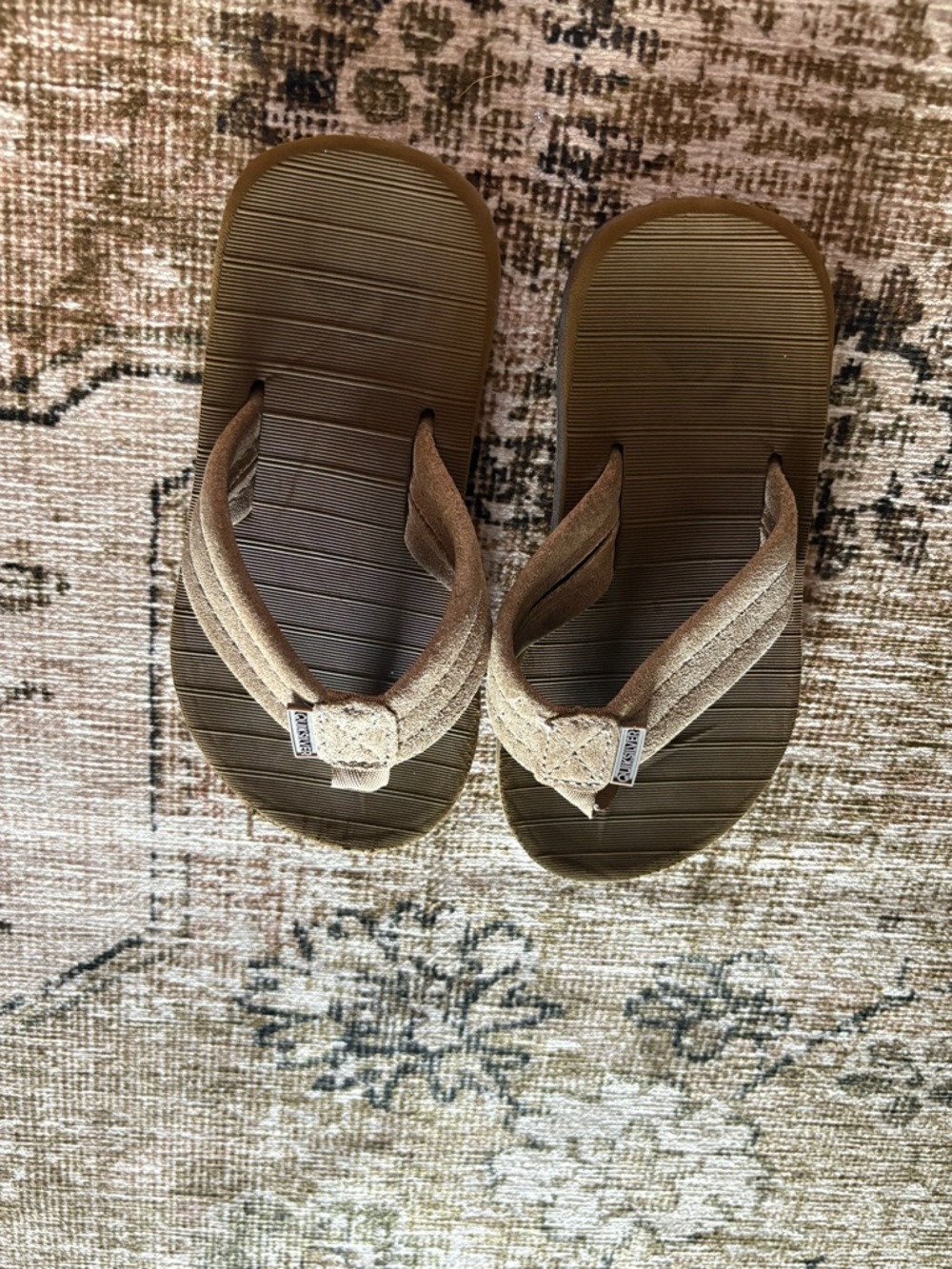 Kids Brown Flip Flop Sandals - Soft Strap Comfort